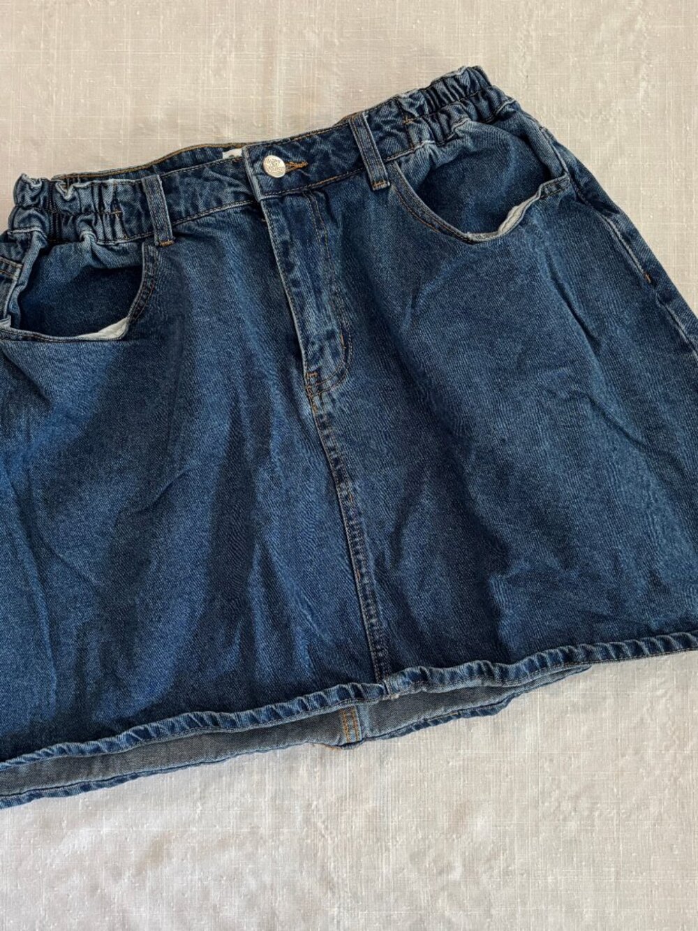 M Shiny By Nature Jean Skirt